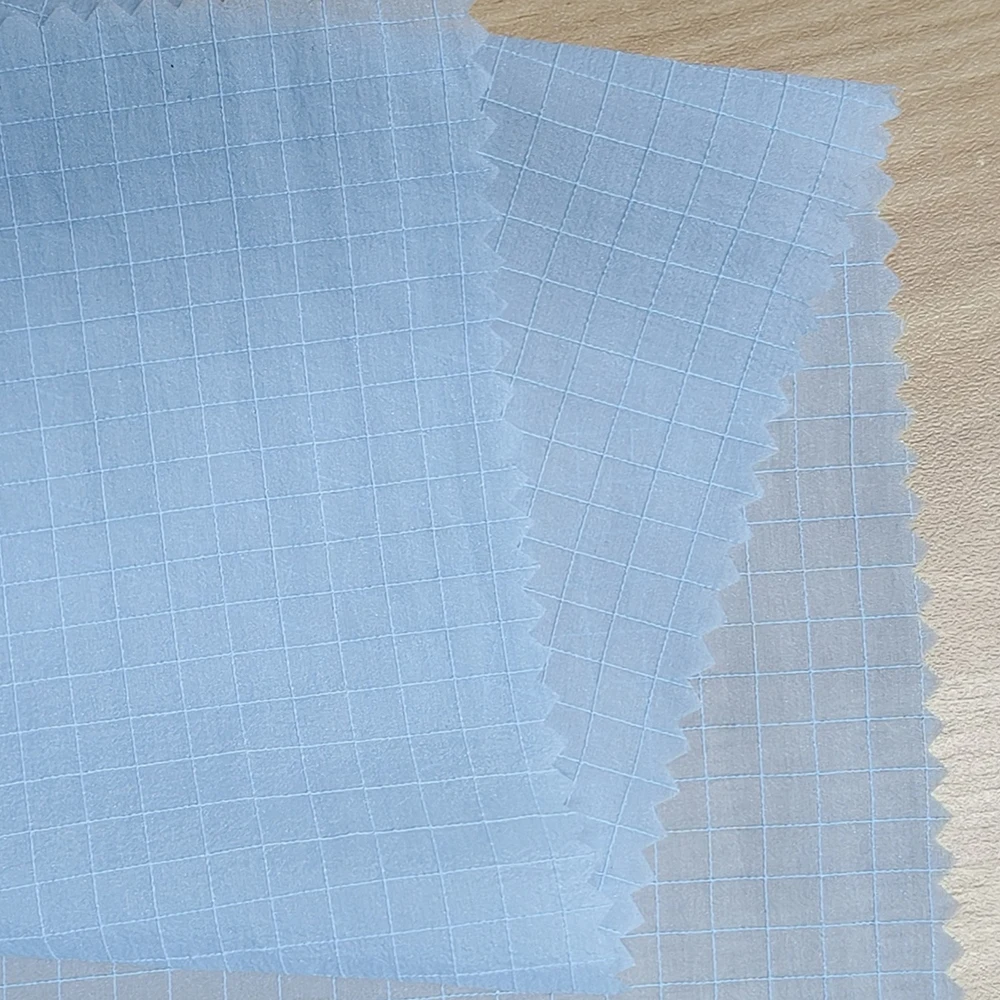 Shaoxing Yuyuan 100% Nylon Low Elastic Fabric 39GSM Ultra Thin Lightweight Breathable Soft Nylon Material for Sunscreen Coat - Image 4