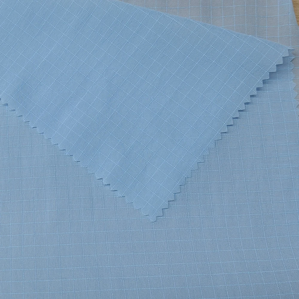 Shaoxing Yuyuan 100% Nylon Low Elastic Fabric 39GSM Ultra Thin Lightweight Breathable Soft Nylon Material for Sunscreen Coat - Image 3