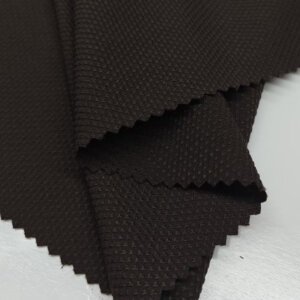 Black 4-Way Stretch Spandex Fabric Tufted Woven Material 113 GSM 145cm Width for Activewear and Garment