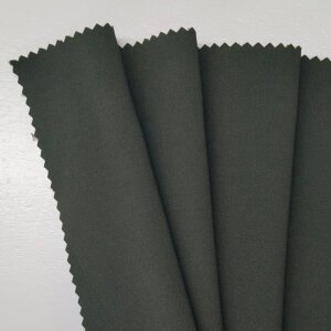 Black Polyester/Spandex Terry Fabric Quick-Dry Breathable Anti-static Looped Texture Woven for Garment